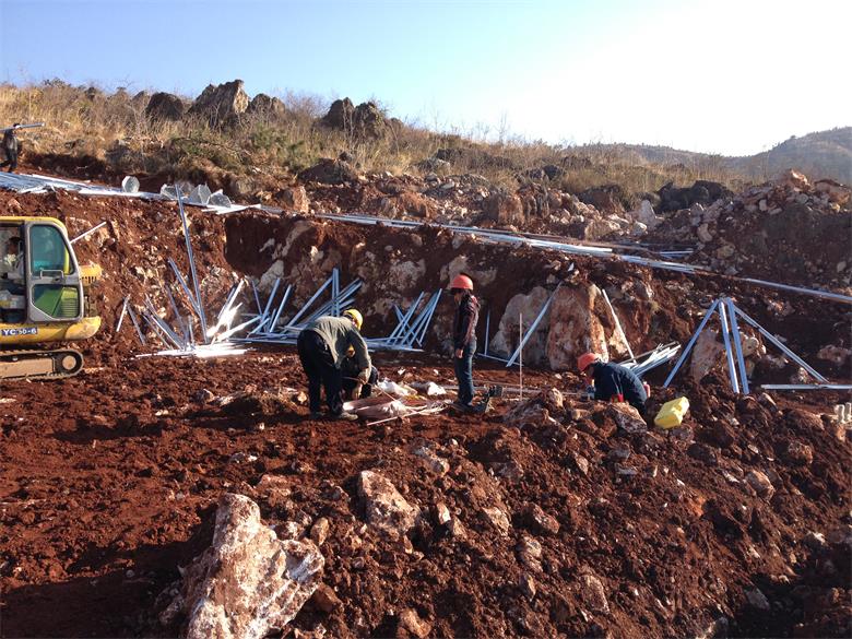 云南昆明輸電線路遷改線